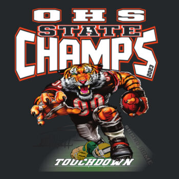 ADULT CHAMPS FONT BACK Design