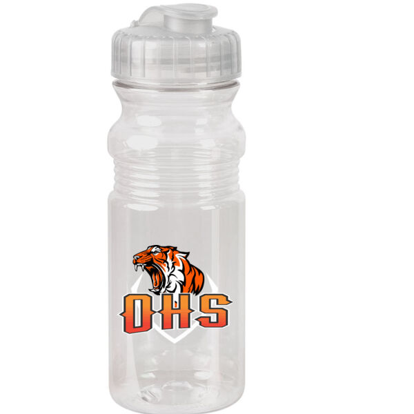OHS PORTS - 20oz Translucent Sport Bottle With Snap Cap Thumbnail