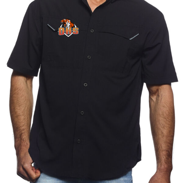 OHS PORTS - PRO CELEBRITY MEN'S SHORT SLEEVE PRO FISHING SHIRTS FST889 Thumbnail