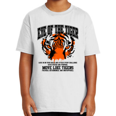 2000b Youth Ultra Cotton T-shirt (Eye White) Thumbnail