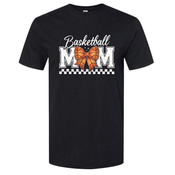 MOM RIBBON - Softstyle® CVC T-Shirt Thumbnail