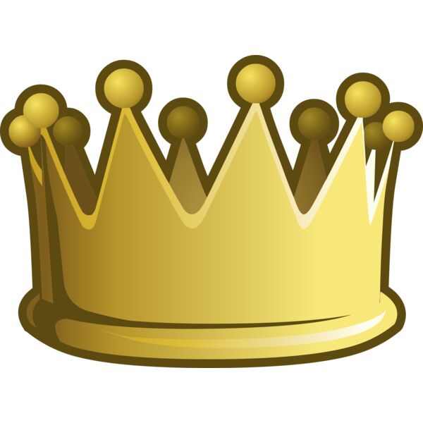 Cartoon Crown Gold Thumbnail
