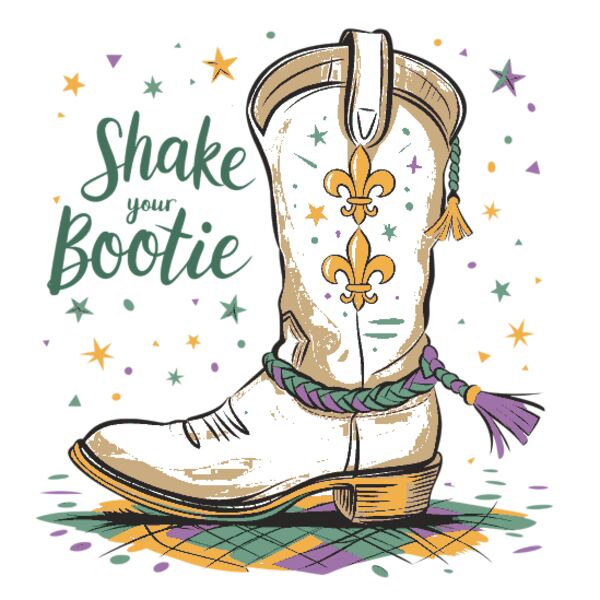 white bootie Thumbnail