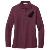 Ladies Silk Touch Long Sleeve Polo Thumbnail