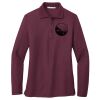 Ladies Silk Touch Long Sleeve Polo Thumbnail