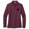 Ladies Silk Touch Long Sleeve Polo Thumbnail