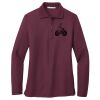 Ladies Silk Touch Long Sleeve Polo Thumbnail