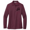 Ladies Silk Touch Long Sleeve Polo Thumbnail
