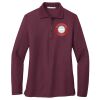 Ladies Silk Touch Long Sleeve Polo Thumbnail