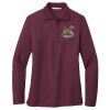 Ladies Silk Touch Long Sleeve Polo Thumbnail