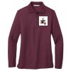 Ladies Silk Touch Long Sleeve Polo Thumbnail