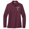 Ladies Silk Touch Long Sleeve Polo Thumbnail